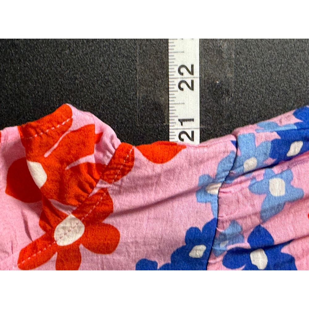 Y2k Entro Pink Floral Tiered Oversized Babydoll Dress Retro Girlhoodcore XL Brig - Picture 4 of 10